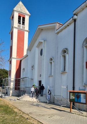 Započeli radovi na uređenju fasade na&scaron;e Kraljice mira-Kraljice Hrvata