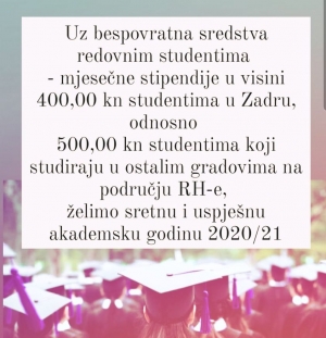Donesena Odluka o dodijeljenim stipendijama